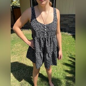 Urban Outfitters Tiered Romper (Small)